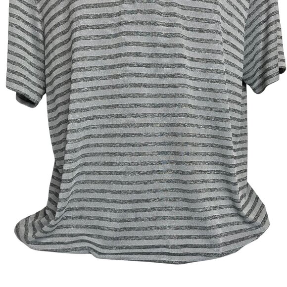Puma Golf Polo Shirt Mens XL Gray Striped - Picture 4 of 9